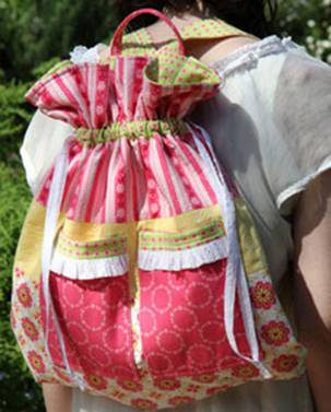 Broderie Backpack - by Rosalie Quinlan - Bag Pattern