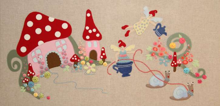 Fairy Garden Canvas - by Rosalie Quinlan -  Pattern