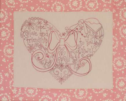 Hope, Love & Friendship Candy Pink Thread - by Rosalie Quinlan