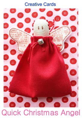 Quick Christmas Angel- by Rosalie Quinlan -  Creative Card