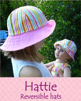 Hattie Reversible Hat- by Rockhopper - Clothing Pattern