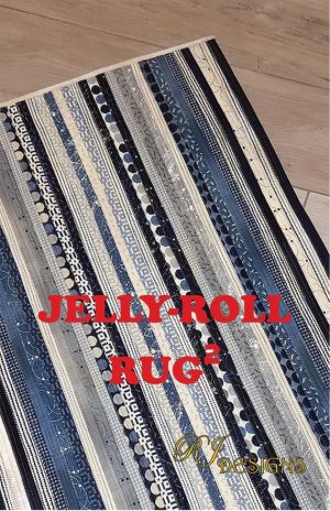 Jelly Roll Rug 2 - by RJ Designs - Jelly Roll Rug Pattern