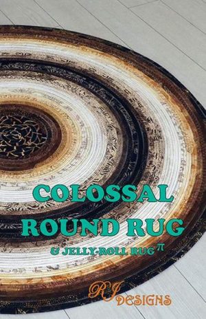 Jelly Roll Rug Colossal Round Rug - by RJ Designs - Rug Pattern