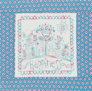 Happiness Stitchery- by Rosalie Quinlan -Stitchery Pattern