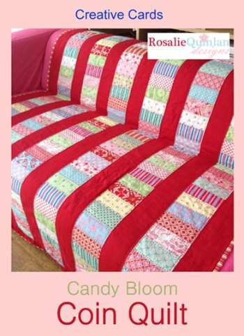 Candy Bloom Coin Quilt - by Rosalie Quinlan - Creative Cards