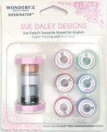 Bobbinator Wonderfil thread pack English Paper Piecing Accessories & Notions by Sue Daley Designs