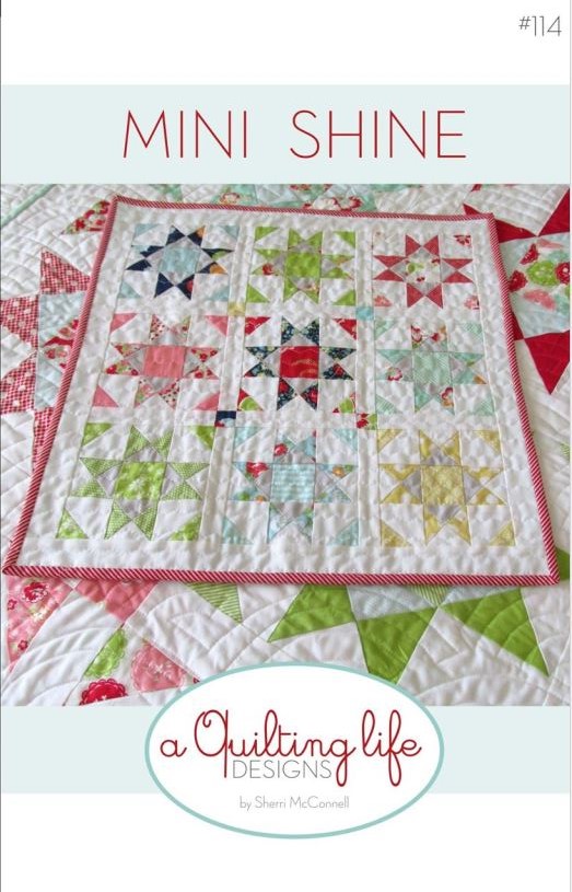 Mini Shine quilt pattern by A Quilting Life - Quilting & Patchwork Patterns