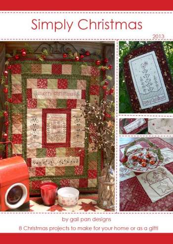 Simply Christmas 2013 - by Gail Pan Designs - Patchwork Book