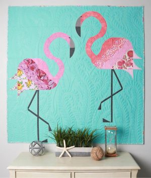 Mod Flamingos - by Sew Kind of Wonderful - Quilting Pattern