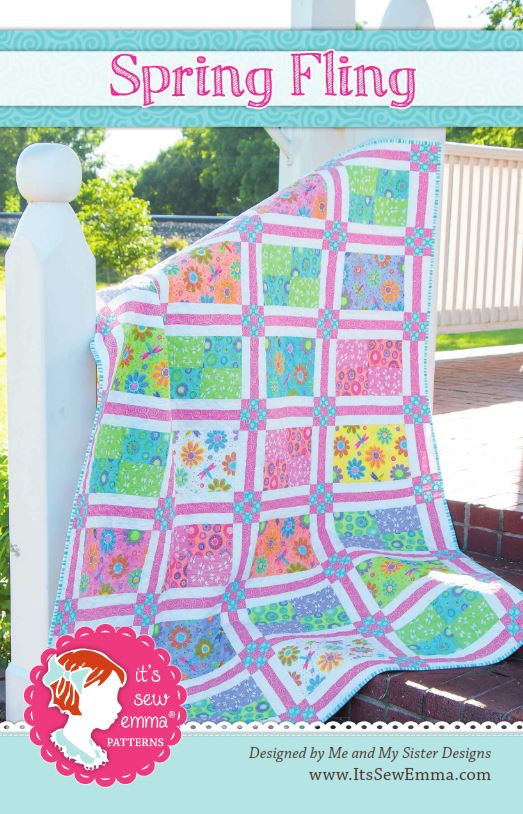 Spring Fling It s So Emma Patchwork Quilting Pattern Fabric Patch