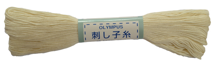 Sashiko Thread - ST-2 Ecru - 20m - Olympus Threads