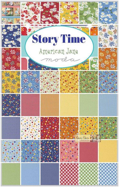 Story Time Layer Cake  Applique, patchwork and quilting fabrics by American Jane for Moda Fabrics. 
