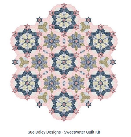 Sweetwater Quilt Pattern Set - Pattern/Template/Papers  by Sue Daley Designs