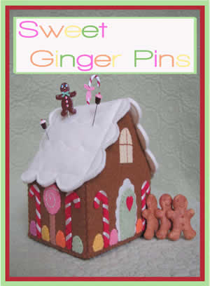Sweet Ginger Pins - by Two Brown Birds-  Softie Pattern