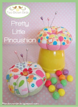 Pretty Little Pincushions-  by 2 Brown Birds -  Creative Cards