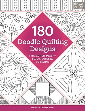 180 Doodle Quilting Designs -  Patchwork Quilting Book