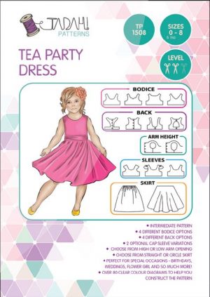 Tea Party Dress - Tadah - Childrens Clothing Patterns