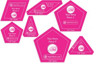 Tula Nova Arcylic Templates -Tula Pink - Patchwork Patterns