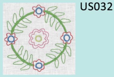 United Stitches #32 Mini Stitchery -  by Rosalie Quinlan