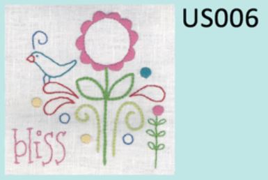 United Stitches # 6 Mini Stitchery -  by Rosalie Quinlan