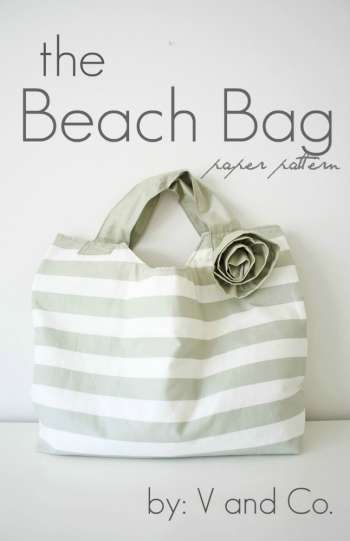 The Beach Bag - V and Co - Bag Pattern