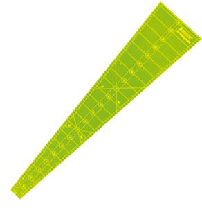 Wedge Ruler 9 DEGREE (inc post) - Quilting Wedge Ruler