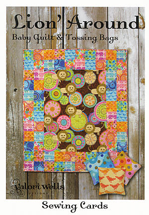 Lion' Around - Baby Quilt - by Valroi Wells - Sewing Cards