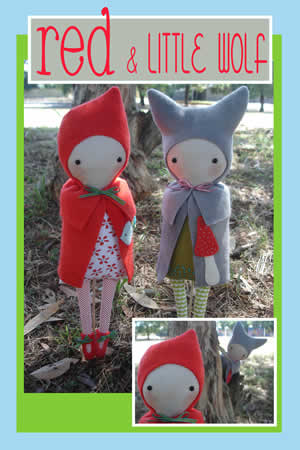 Red & Little Wolf - by May Blossom - Pattern