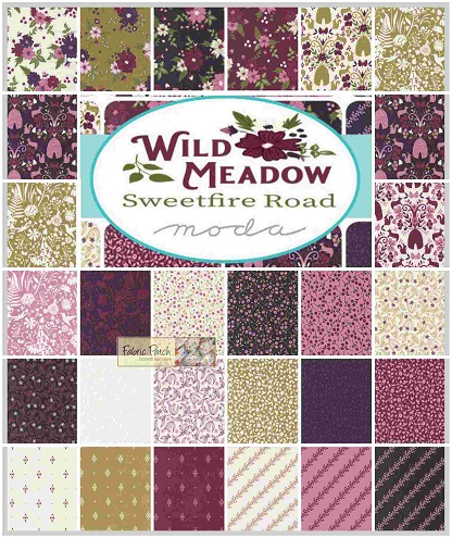 Wild Meadow Mini Charms - Patchwork Fabric by Camile Roskelley for moda fabric