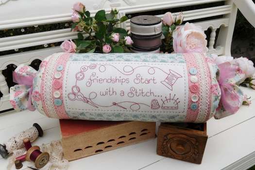 With a Stitch - Sally Giblin- Rivendale - Cushion  Pattern