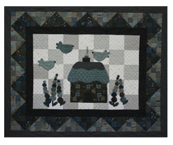 Blue Bird Cottage Quilt Pattern - by Lynette Anderson Designs