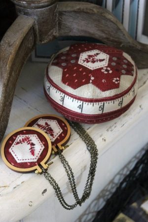 Initials Pincushion - by Lynette Anderson Designs -  Patterns.