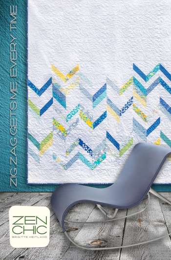 Zigzag Gets Me Everytime- by Zen Chic - Modern Quilt Pattern