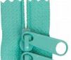 Annie Zipper Pull Turquoise - for Bag Making Sewing  Craft