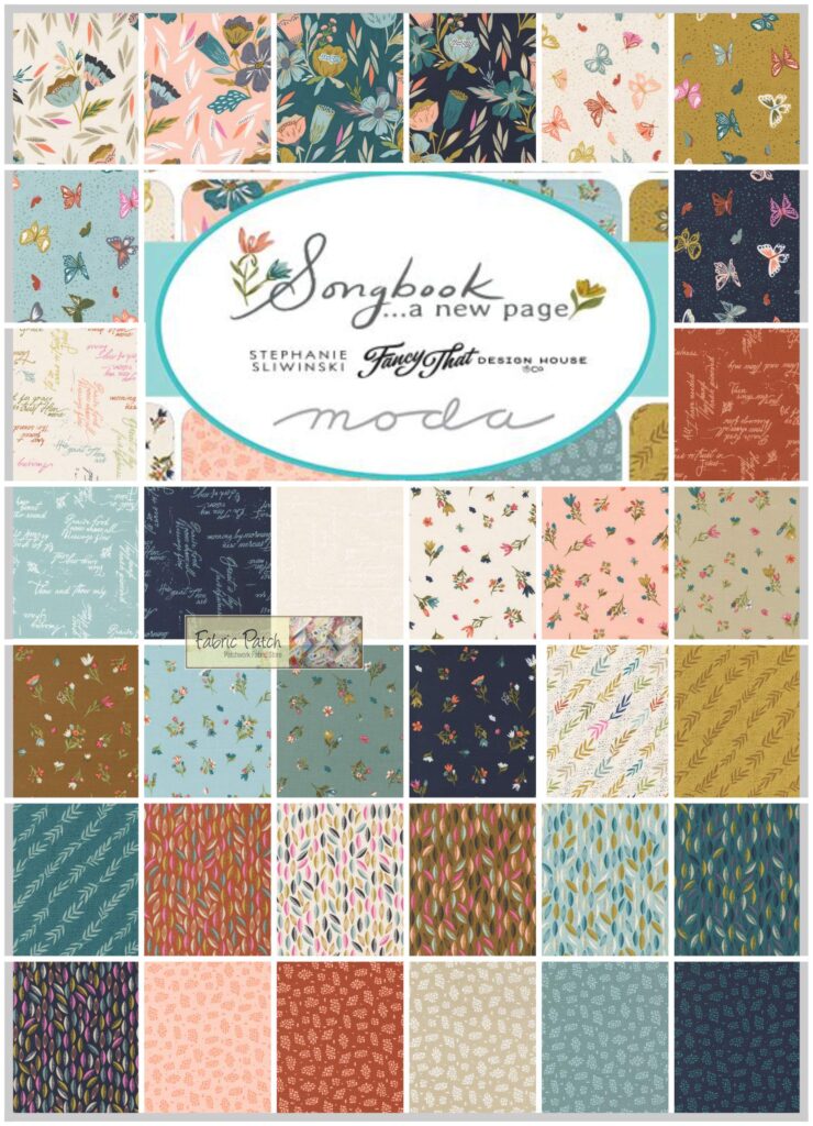 Songbook - A New Page Fabric Collection By Fancy That