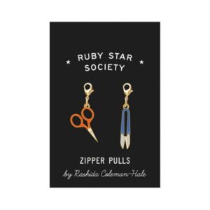 Rashida Zipper Pull RS7039 - Scissors & Snips Rashida for Ruby Star Fabrics
