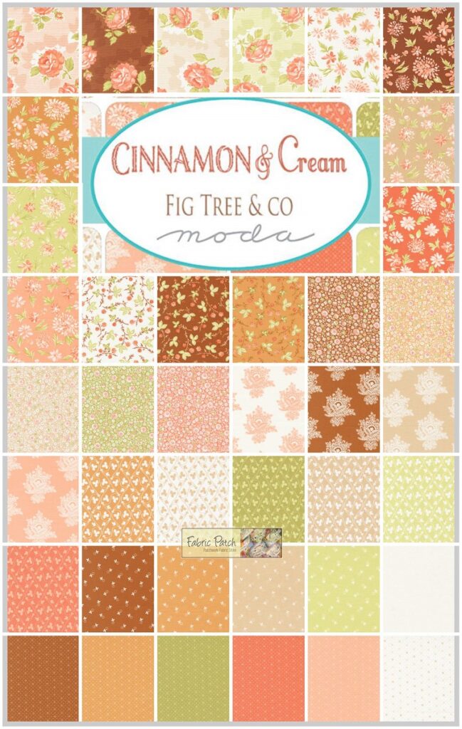 Cinnamon & Cream Fabric Collection

Applique, patchwork and quilting fabrics.

Range by Fig Tree & Co for Moda Fabrics.