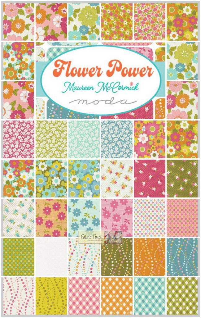 Flower Power Fabric Collection by Maureen McCormick for Moda Fabrics