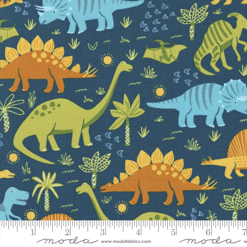 Stomp Stomp Roar 20820-16 by Stacy Iest Hsu  for Moda Fabrics Applique, patchwork and quilting fabric