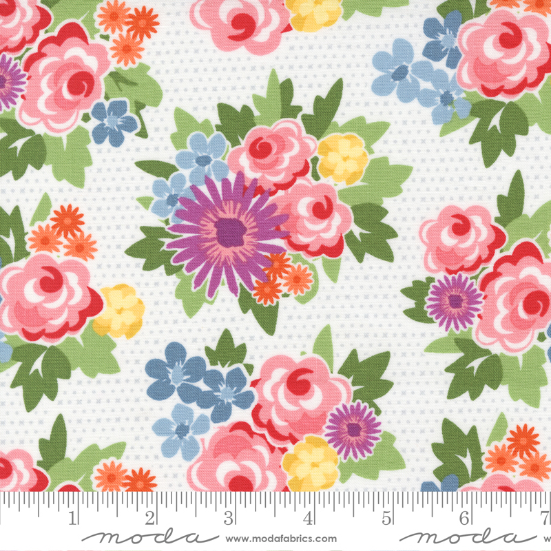 Zinnia 24130-11 by April Rosenthal for Prairie Grass Quilts  for Moda Fabrics Applique, patchwork and quilting fabric