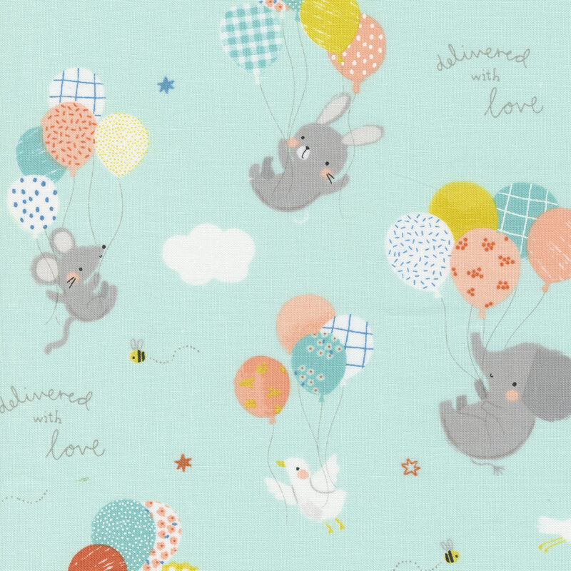 Delivered with Love 25130-14 Range by Paper & Cloth for Moda Fabrics. Applique, patchwork and quilting fabric