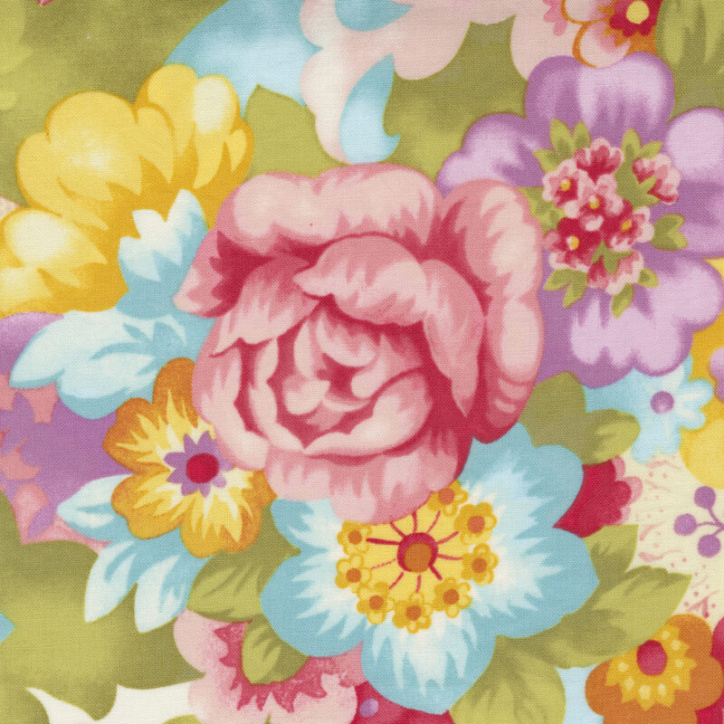Jolie 33690-12 Range by patches Moi for Moda Fabrics. Applique, patchwork and quilting fabric