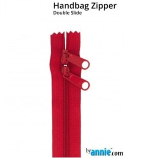 Annies Zip 40" Hot Red - for Bag Making - Sewing - Craft