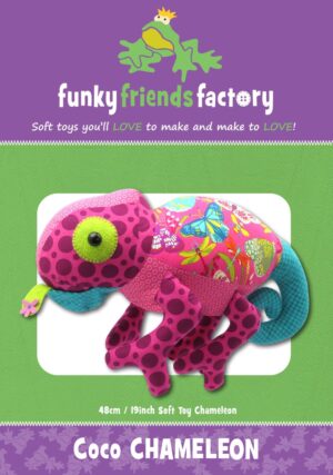 Buttons the Best Dressed Bear Softy patterns by Funky Friends Factory Finished Size: 13”/33cm