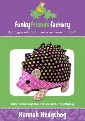 Hannah Hedgehog Softy patterns by Funky Friends Factory
