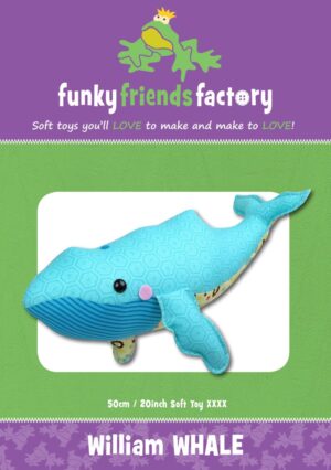 William Whale Softy patterns by Funky Friends Factory