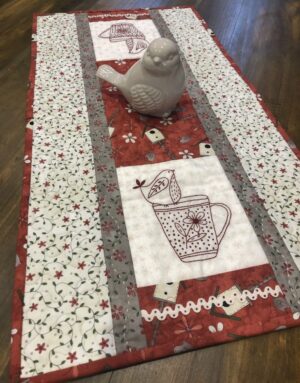 Tea with Friends - by Gail Pan Designs - Table Runner Pattern