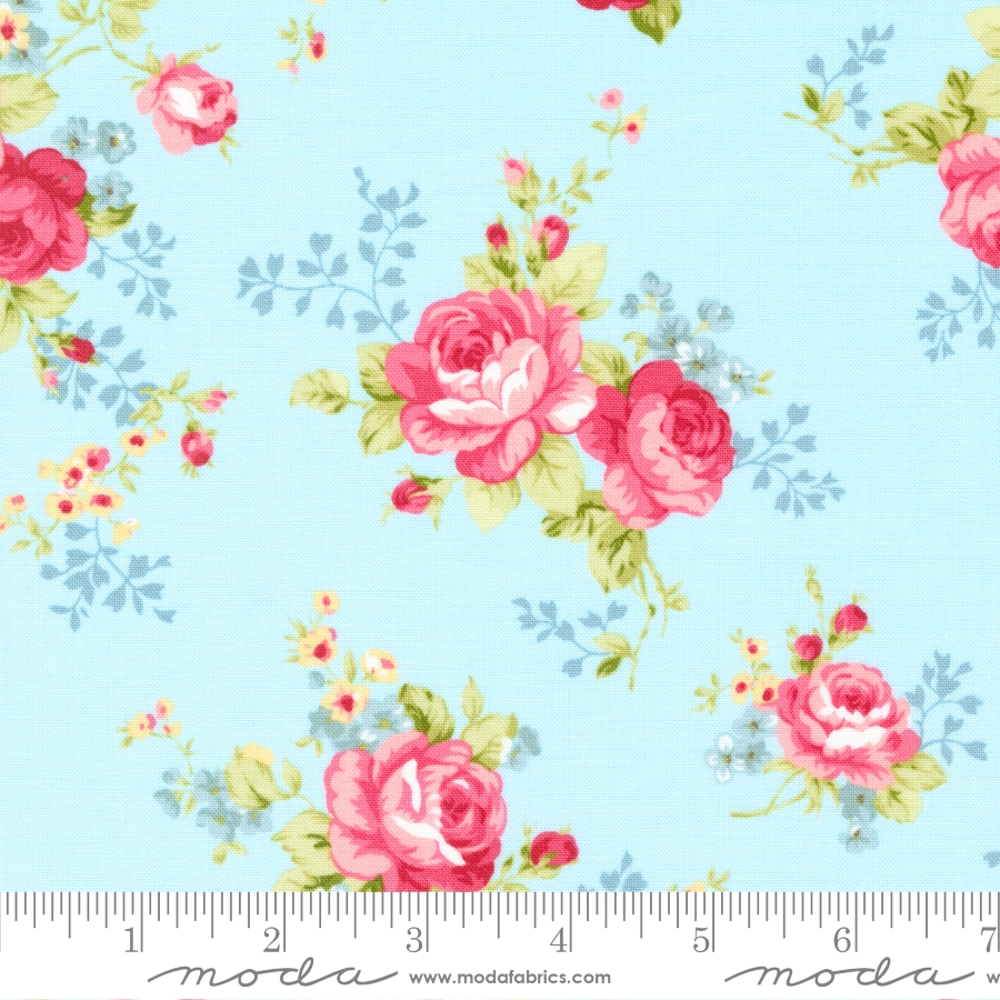 Ellie 18760-12 by Brenda Riddle for Moda Fabrics Applique, patchwork and quilting fabric.
