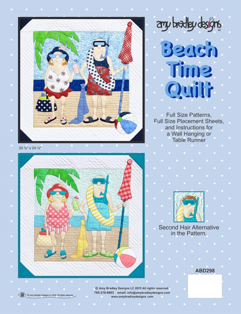 Beach Time Quilt - by Amy Bradley Designs - Quilting Patterns 