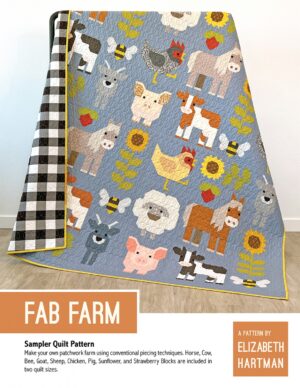 Fab Farm by Elizabeth Hartman - Quilting & Patchwork Pattern Modern Contemporary Quilt Patterns